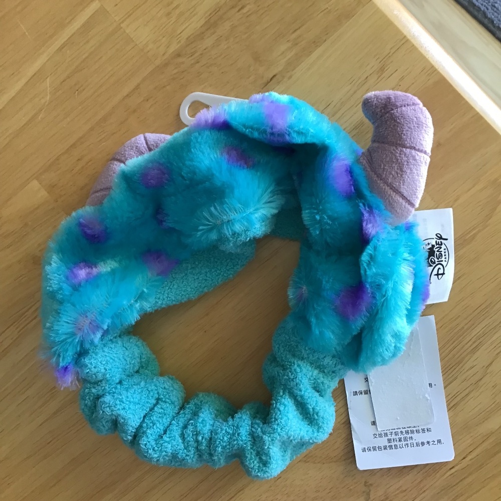 Disney Parks Pixar Monsters Inc Sulley Fuzzy Ear Headband